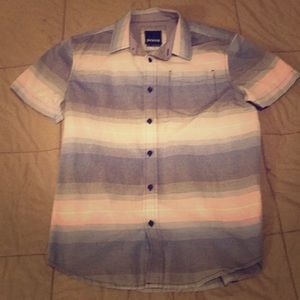 Prana men’s button up short sleeve shirt small